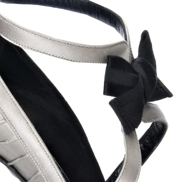 New Tom Ford for Gucci Satin Runway Sarah Jessica Parker Heels Pumps Sz 9.5 - Picture 3 of 9